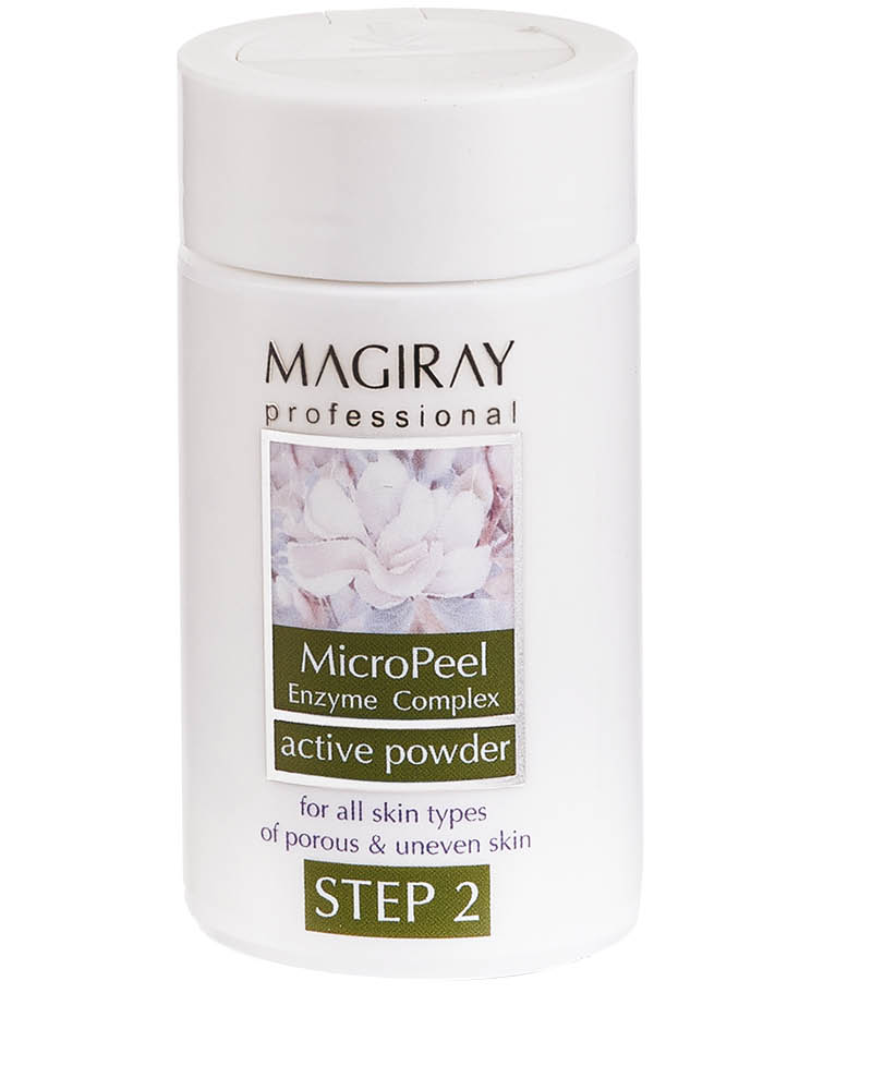 Micropeeling enzyme-powder